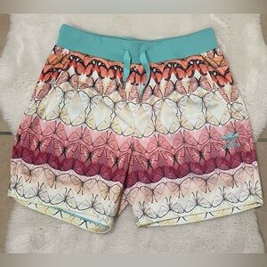 Adidas Women's Butterfly Print Shorts - Multicolor